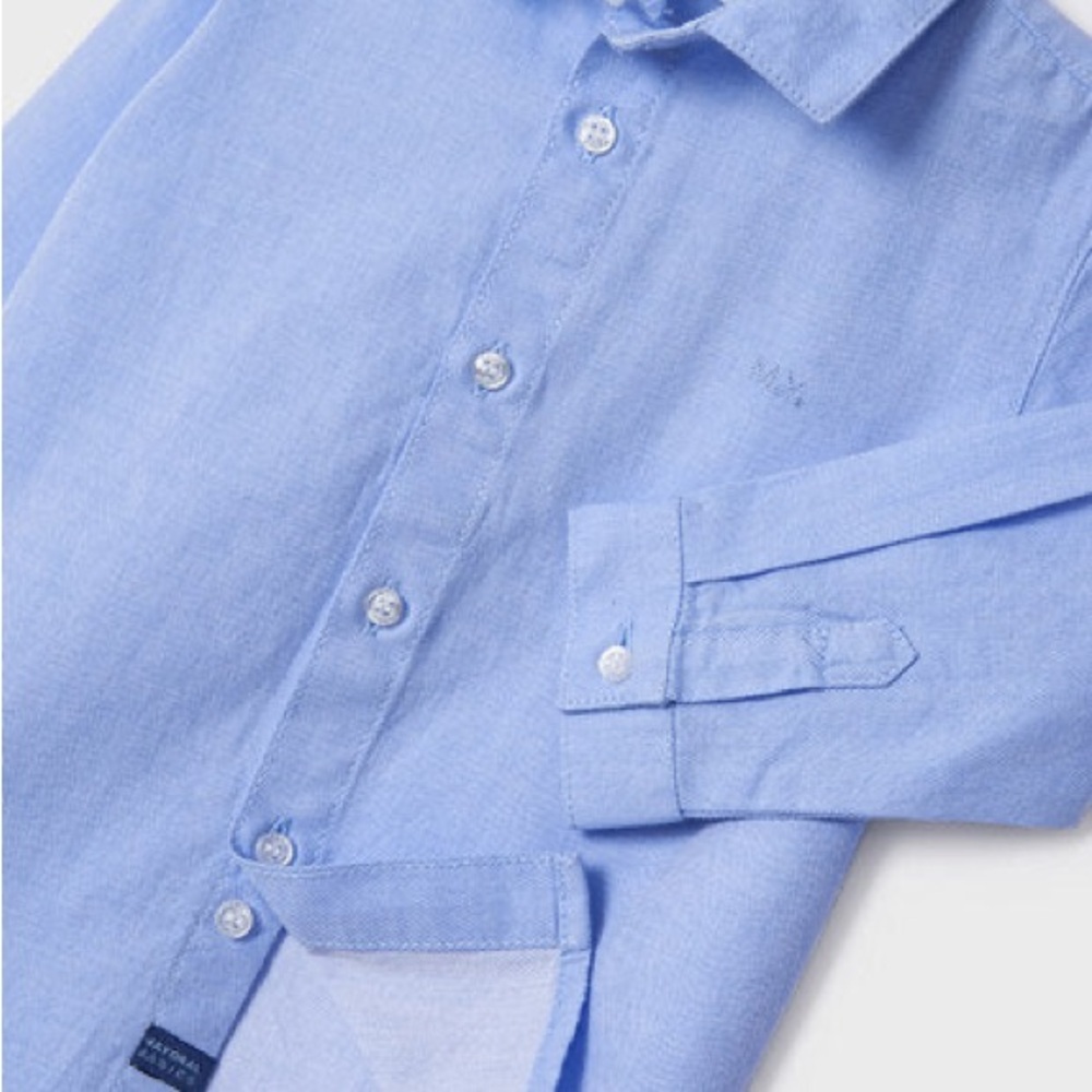 Mayoral Sky Blue Kids Button Down Shirt
